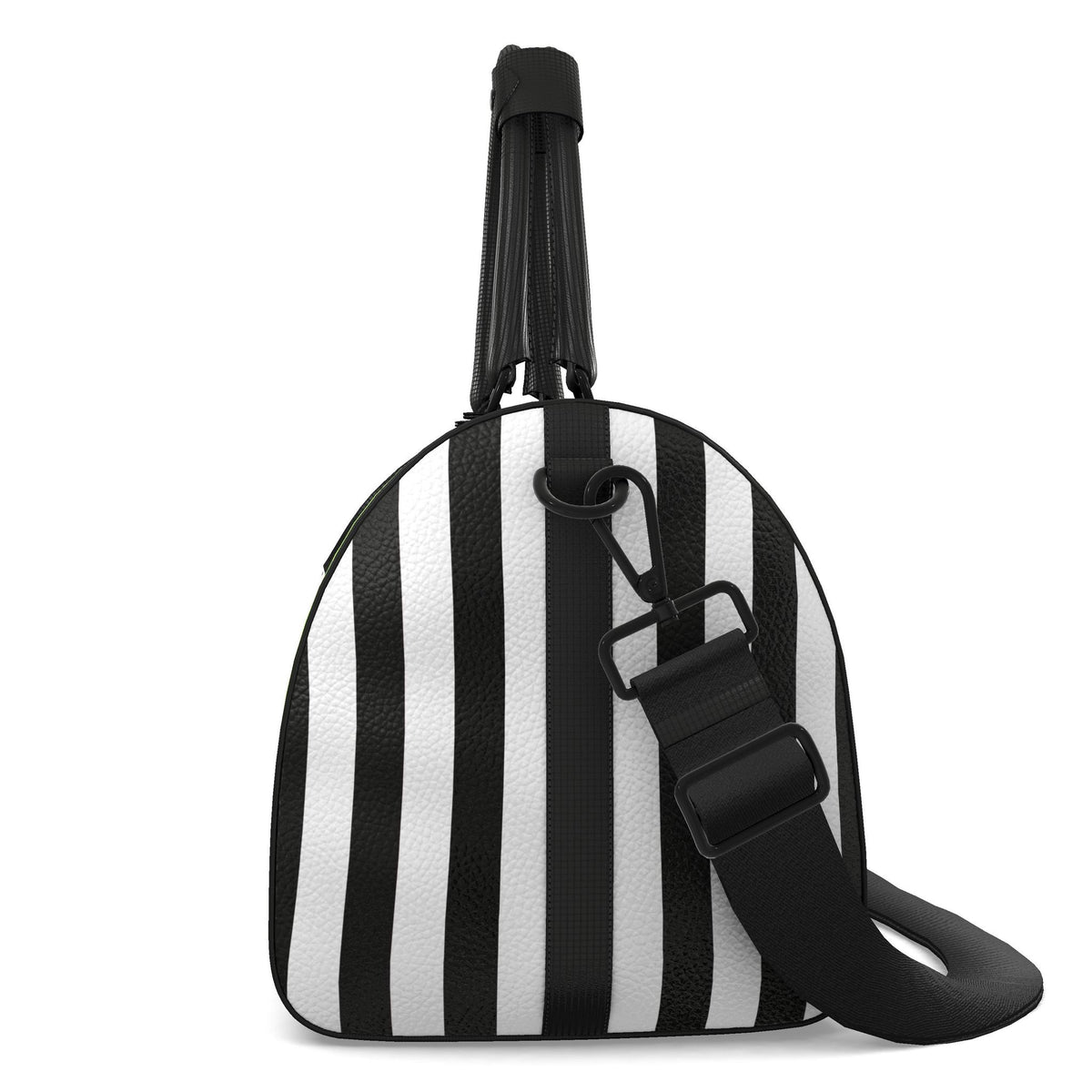 'V for VICTORY' Leather Duffle Handbag🖤TURN ME AROUND TO SEE ALL SIDES!