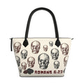 'THE SKULLS BAG' LEATHER TOTE BAG💀 TURN ME AROUND TO SEE BOTH SIDES!