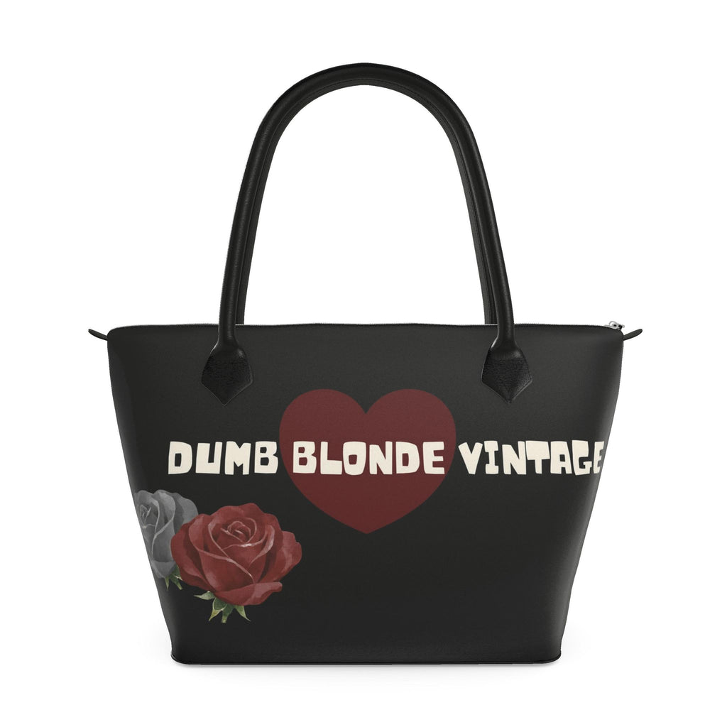 'THE SKULLS BAG' LEATHER TOTE BAG💀 TURN ME AROUND TO SEE BOTH SIDES!
