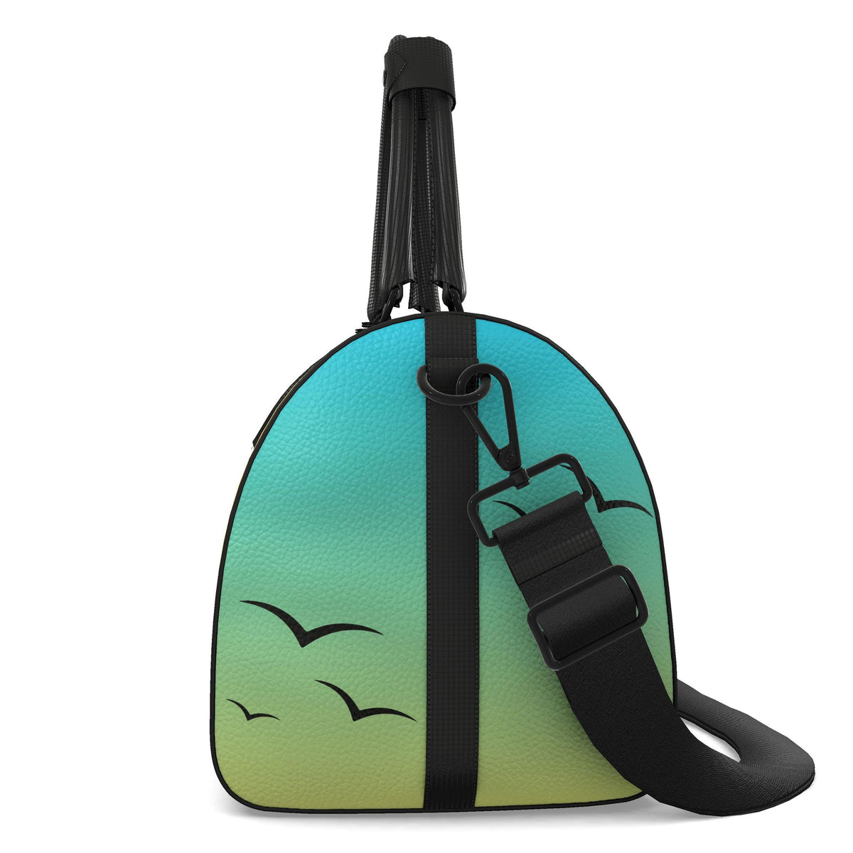 'Days of Noah' Leather Duffle Handbag 🩵 TURN ME AROUND TO SEE ALL SIDES!