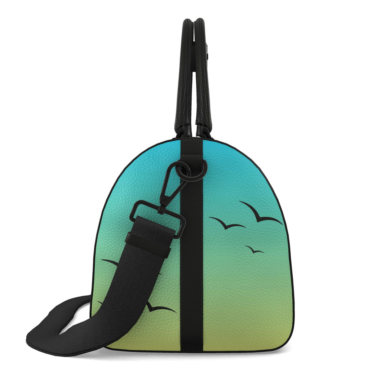 'Days of Noah' Leather Duffle Handbag 🩵 TURN ME AROUND TO SEE ALL SIDES!