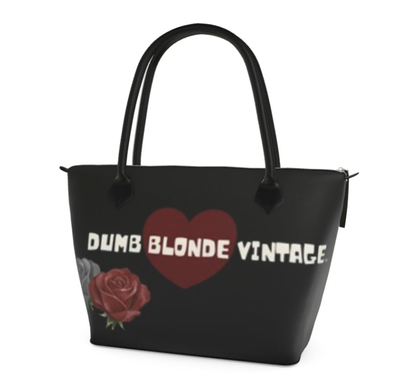 'THE SKULLS BAG' LEATHER TOTE BAG💀 TURN ME AROUND TO SEE BOTH SIDES!
