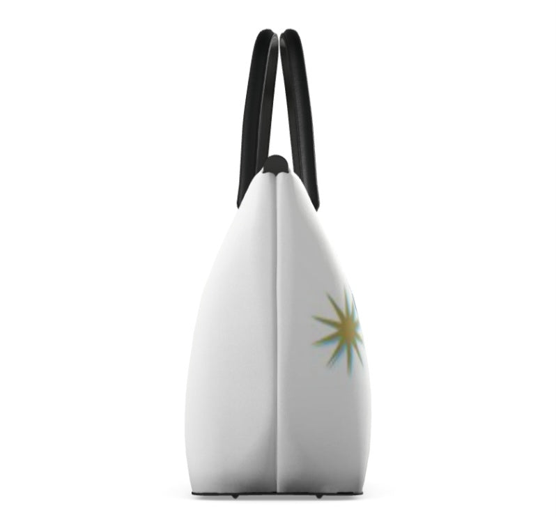 'GOD BLESS ISRAEL' LEATHER TOTE BAG🇮🇱 TURN ME AROUND TO SEE BOTH SIDES!